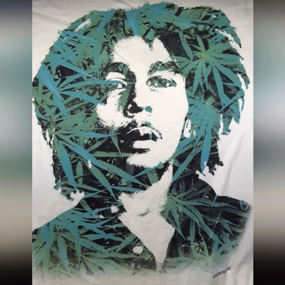 Bob Marley tshirt, Vintage but NEW/OLD STOCK, Rare,long sleeve,XXL